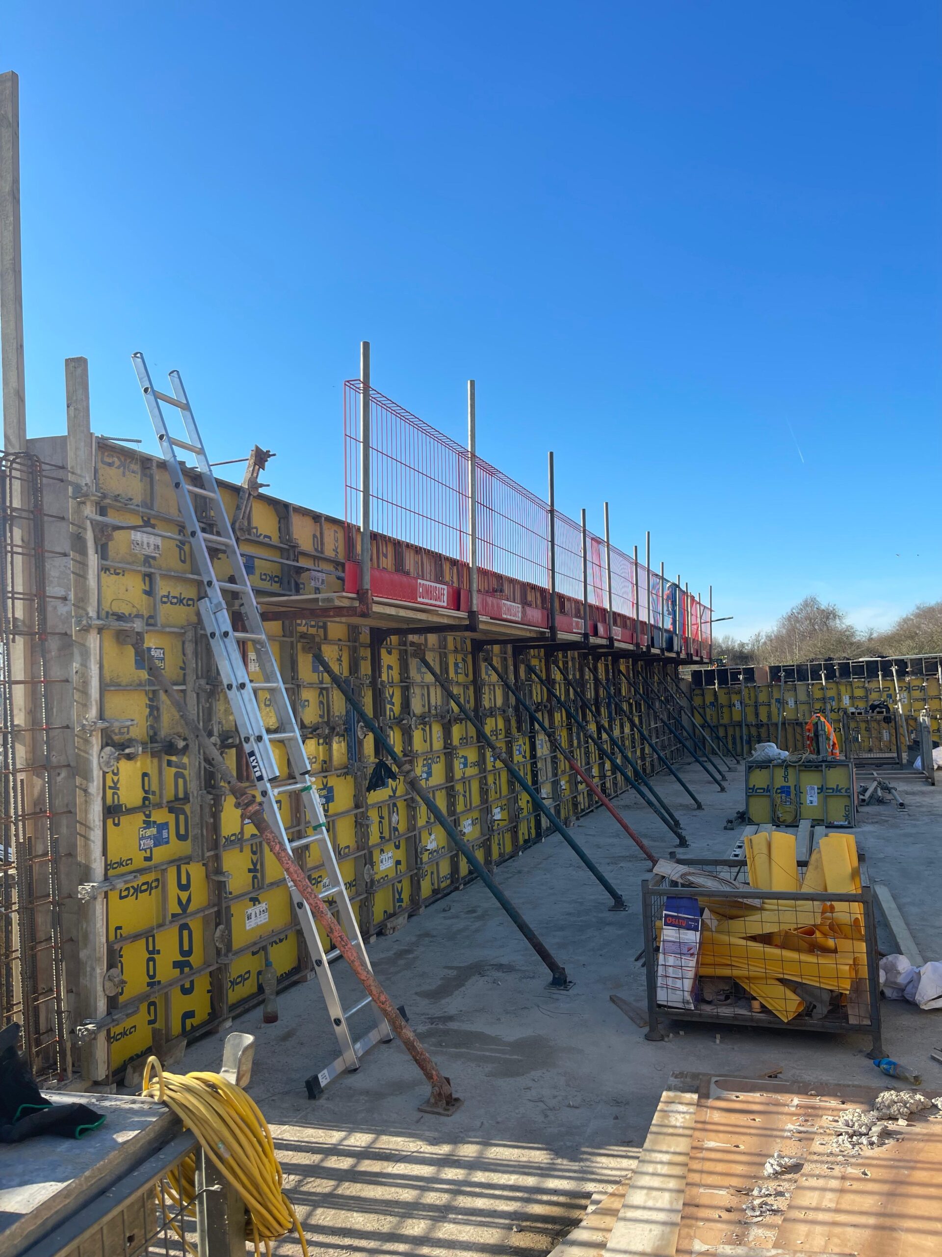 Reinforced concrete basement construction Brighton Sussex