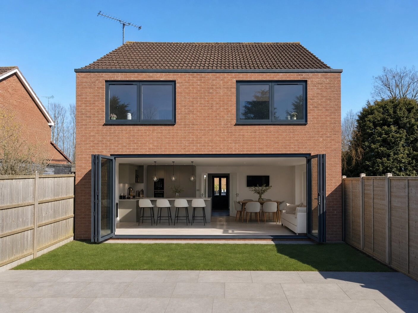 Double storey extension