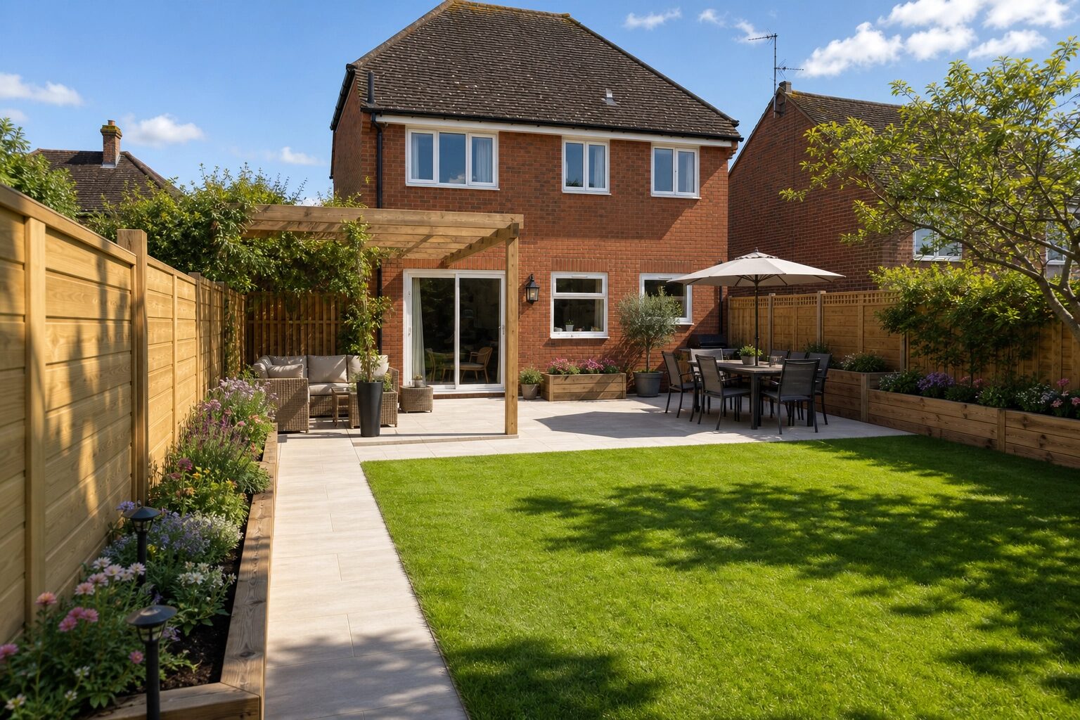 Contemporary Family Garden