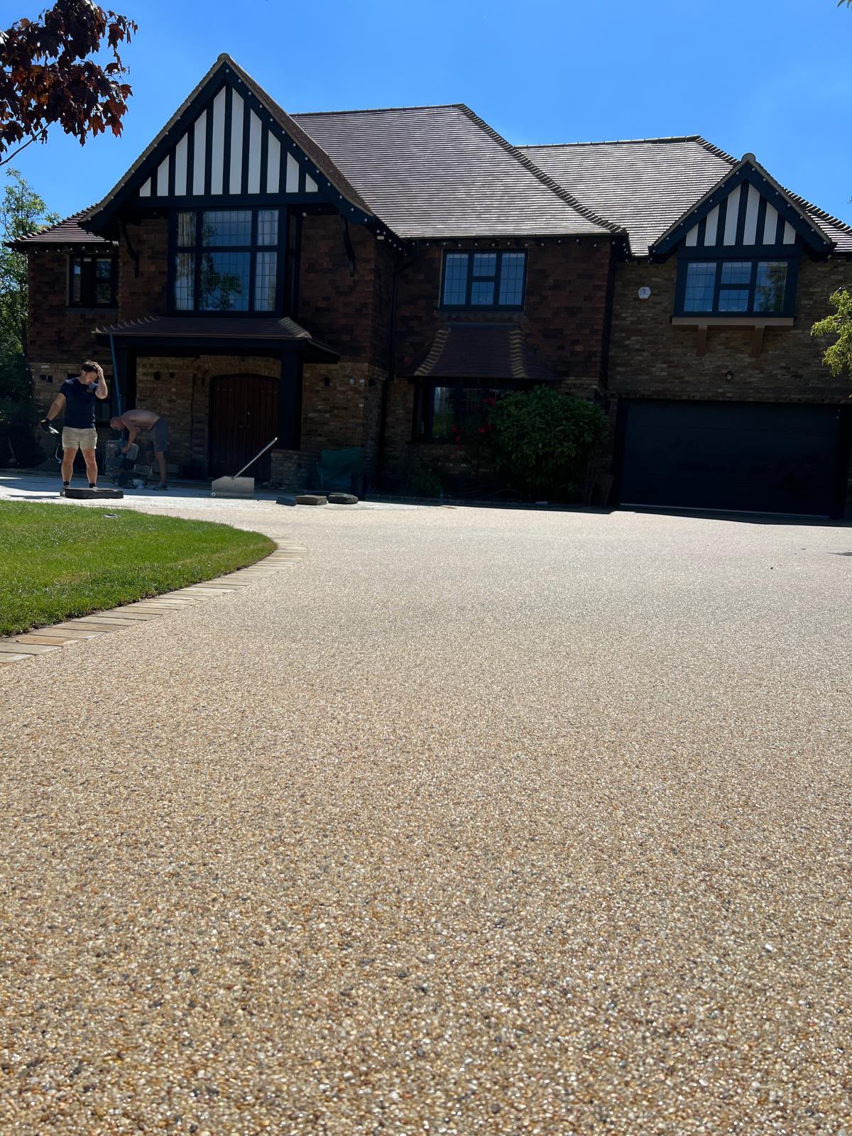 Golden Harmony Resin Bound Driveway